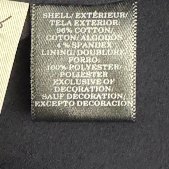 Ann Taylor. Skirt. Navy blue/white. Size 8 - Picture 5 of 7